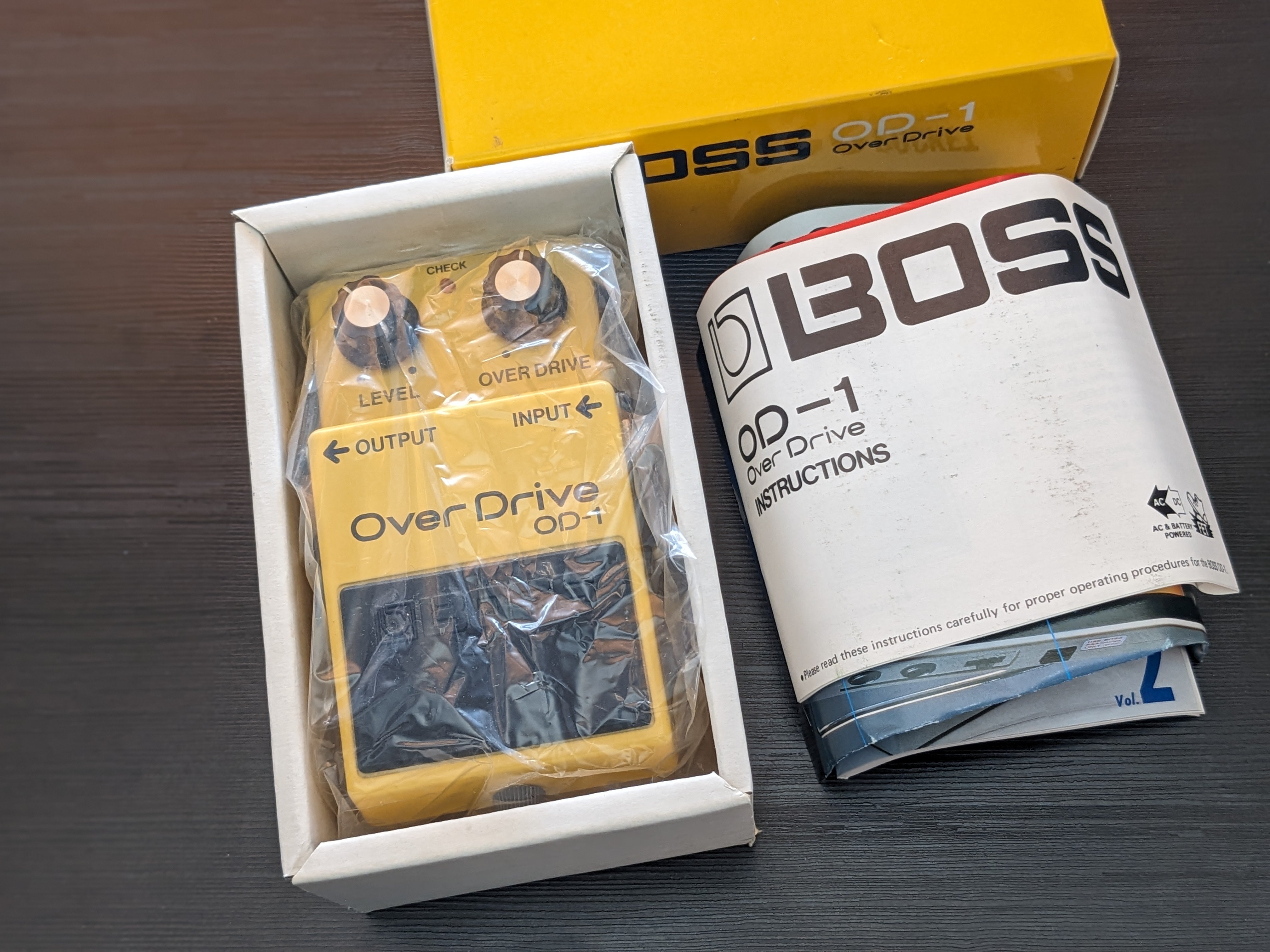 Boss OD-1 Overdrive - Vintage 1985