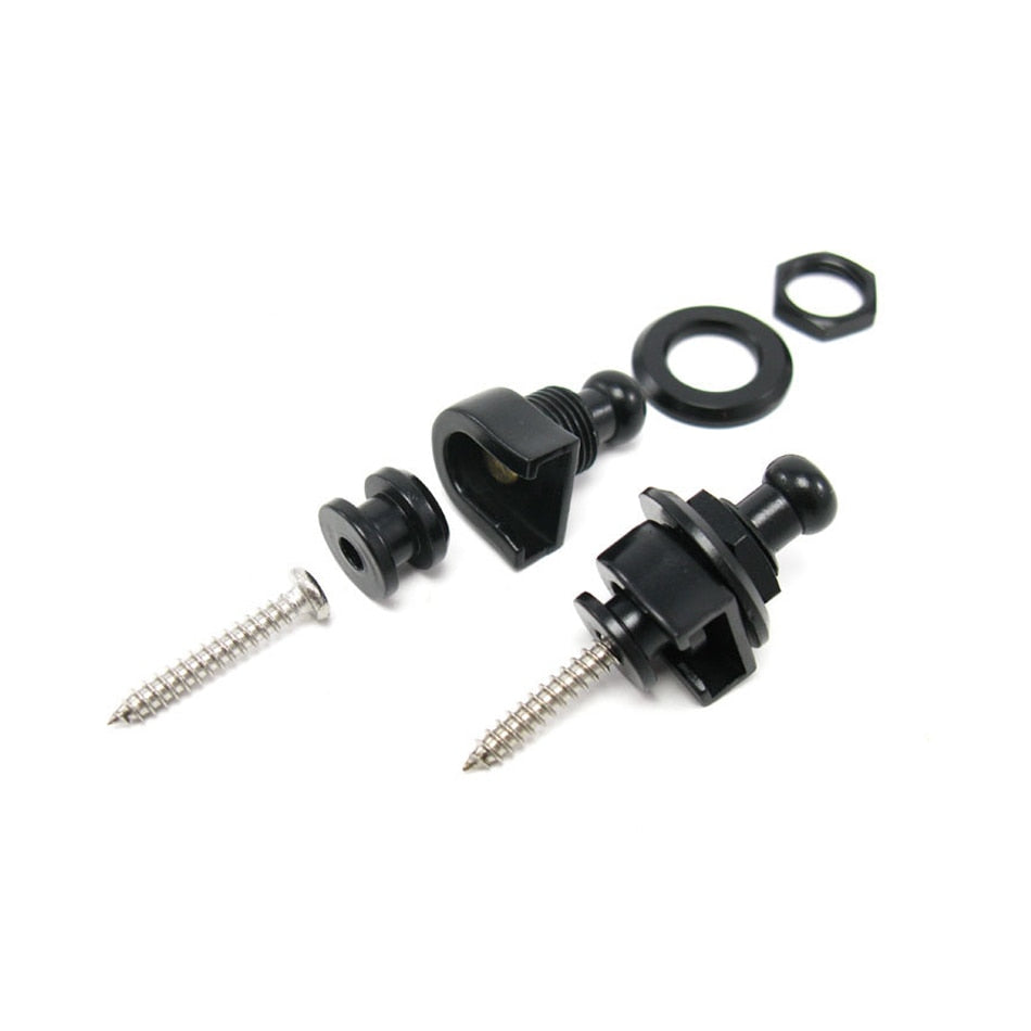 Strap Locks - 2 piece Button - for Acoustic, Electric & Bass